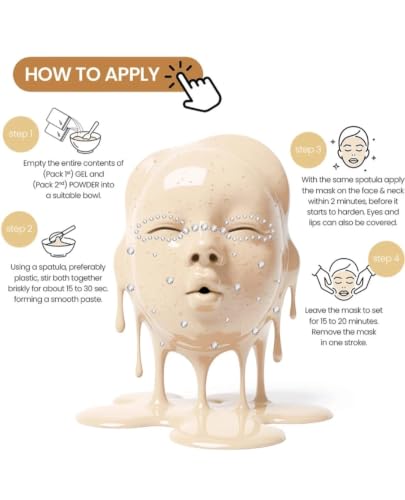 TIK TOK Viral Dimond sking whitining Bio Collagen Peel Off Jelly - Product Imagery