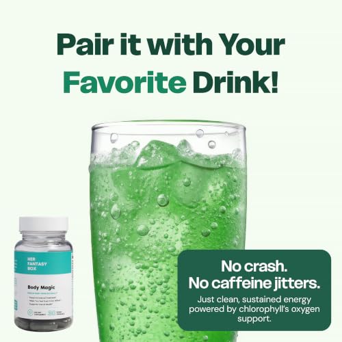 Her Fantasy Box | Body Magic | Chlorophyll Capsules - 30 Vegan - Product Imagery