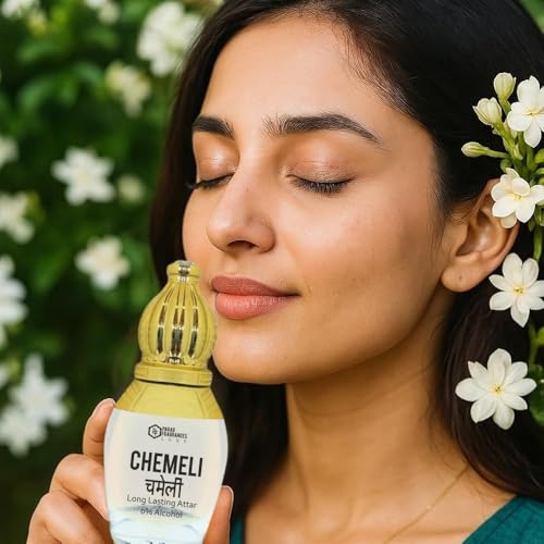 Jasmine Perfume Spray 12Ml Attar And Jaasmine (Chemeli) 8Ml - Product Imagery