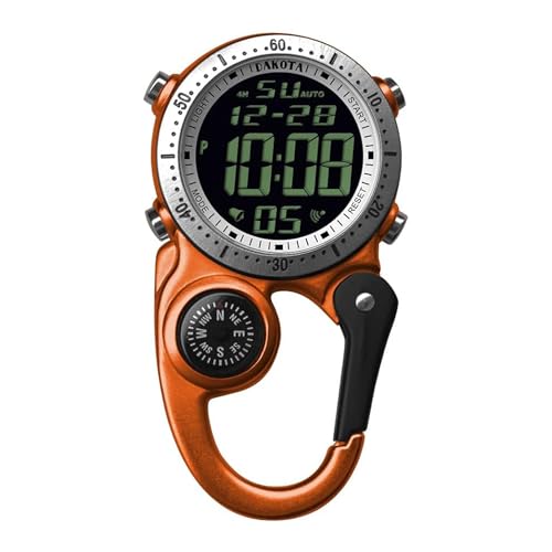 Dakota Digital Clip Watch with Compass & Dual Time - Product Imagery
