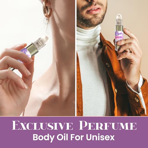 MOBETTER FRAGRANCE OILS Powder Intense Fragrance Body Oil for - Product Imagery
