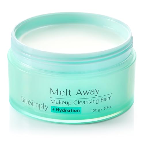 BioSimply Cleansing Balm Makeup Remover, Melts Away Waterproof - Product Imagery