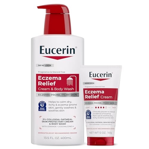 Eucerin Eczema Relief Body Skin Care Set, Variety Pack, 2 Items - Product Imagery