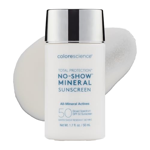 Colorescience, No-Show Mineral Sunscreen, SPF 50, 1.7 Fl Oz - Product Imagery