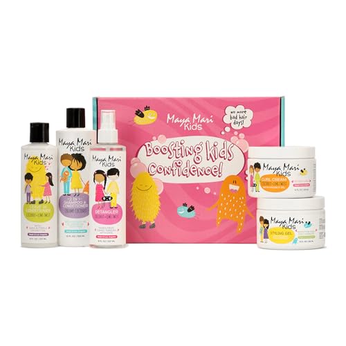 Kids Hair Care Set 5 Piece Kit for Ages 2 13 2 in 1 Shampoo - MAYA MARI Official Imagery - 1