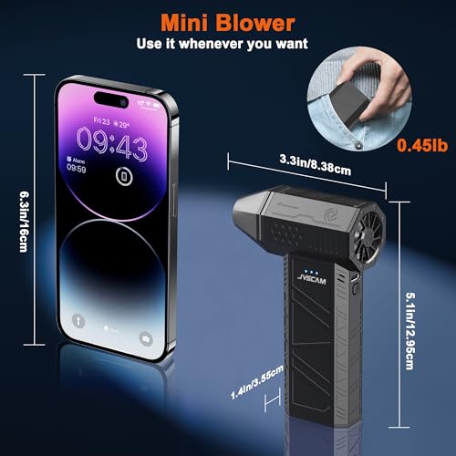 Compressed Air Duster-130000RPM Super Power Air Blower with - Product Imagery