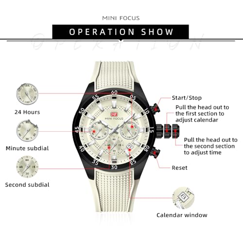 MINI Focus Men Watches Unique Casual Wristwatch - Product Imagery