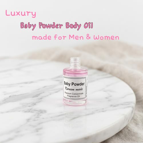 Perfume Body Oil | Baby Powder | Luxury Unisex Perfume with Long - Product Imagery