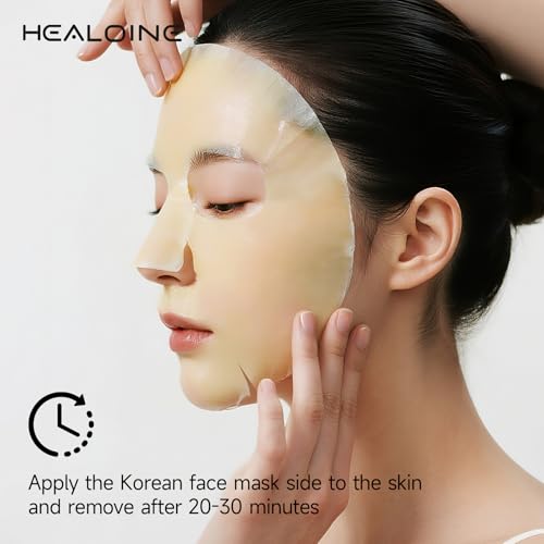 10 Packs Premium Bio-Collagen Real Deep Face Mask, Even Skin - Product Imagery