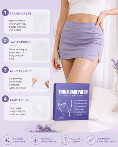 Thigh Care Patch, Transparent Beauty Patch for Daily Skin Care - Product Imagery