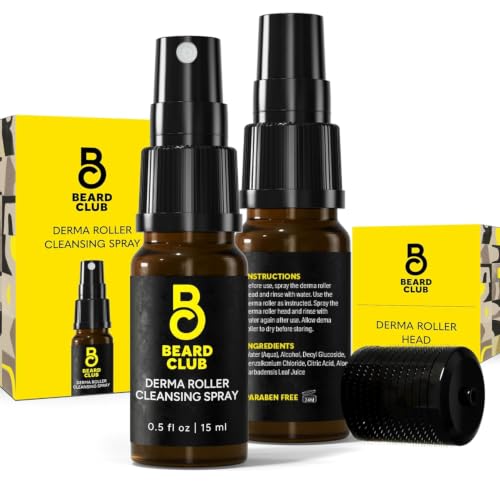 The Beard Club Derma Roller Replacement Head Cleansing Spray - The Beard Club Official Imagery - 1