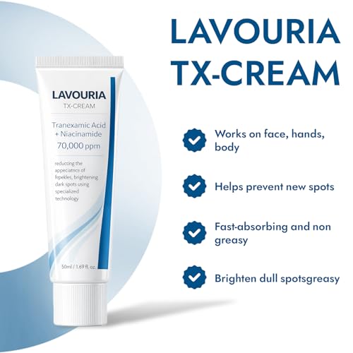 Claranova Lavouria Age Spot Cream, Dark Spot Corrector for Face, - Product Imagery
