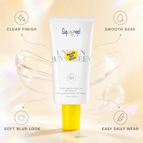 Sunscreen - Clear & Invisible Face, Compatible with Supergoop - Product Imagery