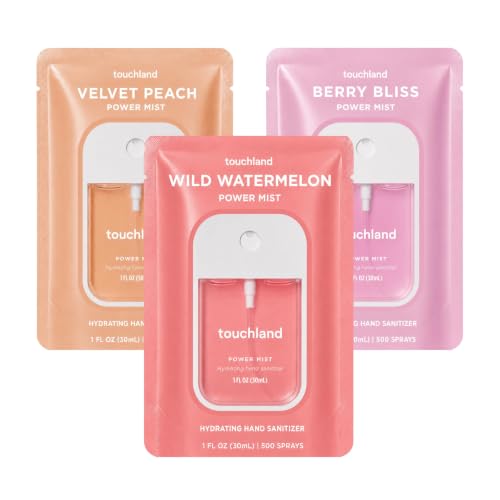 Touchland Juicy Trio Hydrating Hand Sanitizer Spray Set Travel Size - View 1