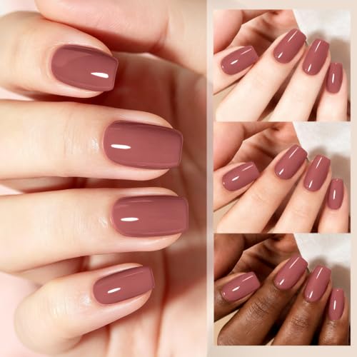 BORN PRETTY Fall Winter Gel Polish Burgundy Dark Red Purple - Product Imagery
