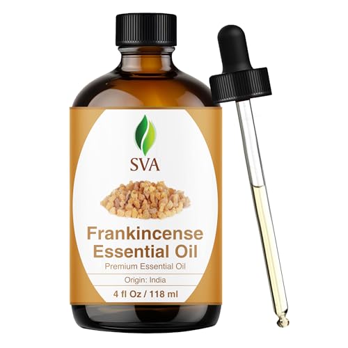 SVA Frankincense Essential Oil with Dropper, 4 Fl Oz (118 ml) - Product Imagery