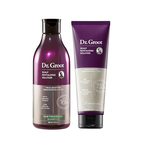 Dr. Groot Thickening Shampoo & Conditioner Set for Hair Loss – Clinical Results - Dr. Groot Official Product View 1