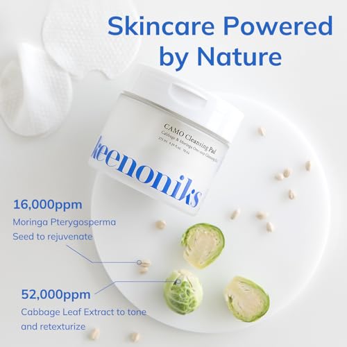 keenoniks One-step Korean Cleansing Pad- Deep Cleans, Smooths & - Product Imagery