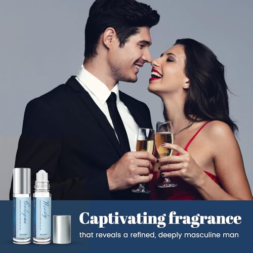 Aeshory Pheromone Perfume for Men - 2 Pcs Roll-On Pheromone - Product Imagery
