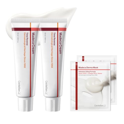 CENTELLIAN 24 Madeca Cream Time Reverse Set, 2x1.69 fl oz + 2 Lifting Masks - CENTELLIAN 24 Official Product View 1