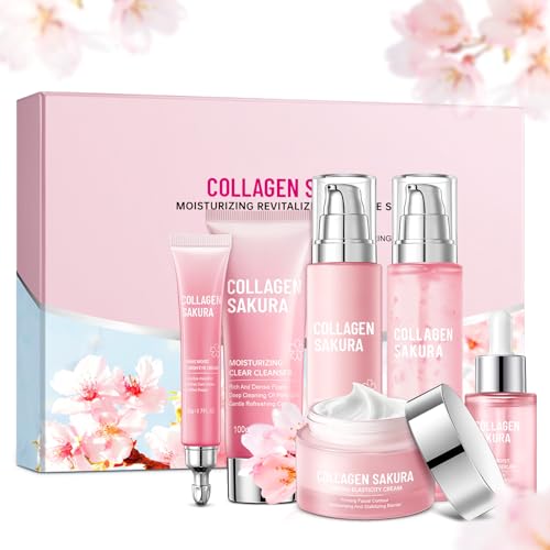 Sakura Skin Care Set for Teen Girls, Cherry Blossom Skincare - Product Imagery