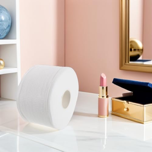 Disposable Cotton Face Cleansing Towels Roll for Sensitive Skin - Product Imagery