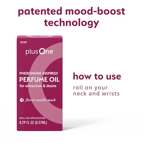 plusOne Pheromone Inspired Perfume Oil – Floral Vanilla Musk, - Product Imagery