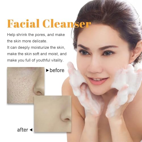 2 Pcs Turmeric Facial Cleanser, Glow Wash Turmeric Face Wash - Product Imagery
