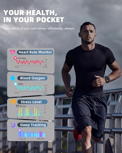 Smart Watch for Women Men, Fitness and Sleep Trackers with 1.83" - Product Imagery