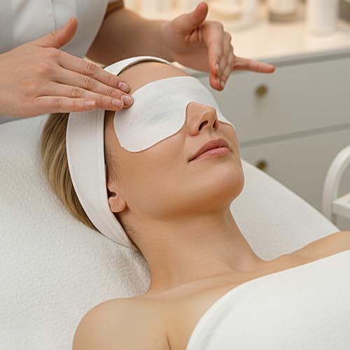 100 Sheets Disposable Eye Mask Eyecare Cotton Paper Facial Eye - Product Imagery