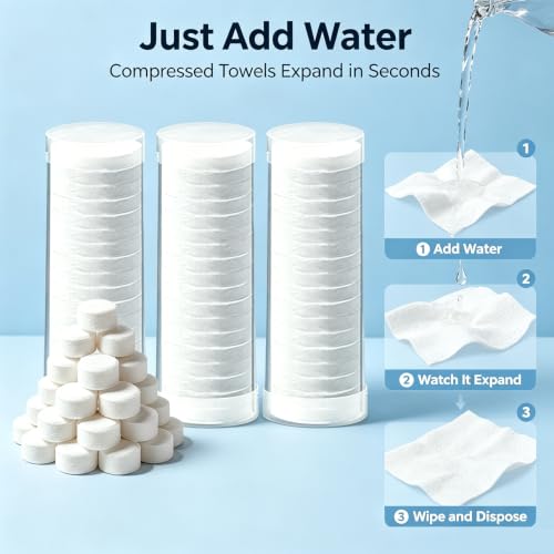 Disposable face towel travel cloths Hot face towel washing face - Product Imagery