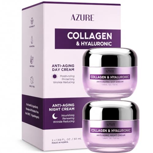 Collagen Hyaluronic Acid Face Moisturizer Hydrating Day - Azure Cosmetics Official Imagery - 1
