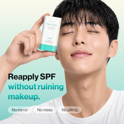 OBgE Pore Zero Matte Sunscreen Stick SPF50 0.63oz, Korean - Product Imagery