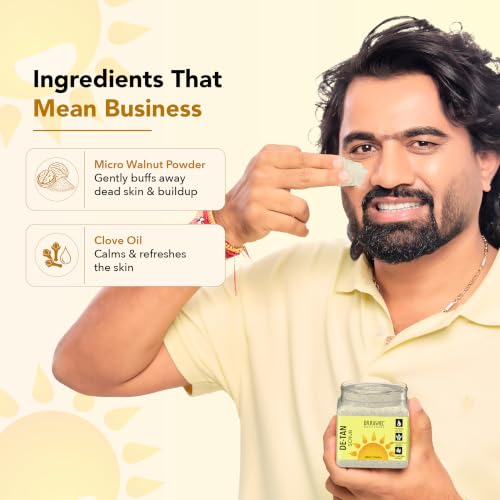 De-Tan Body, Face, Hand & Foot Scrub 12.84 Fl Oz Exfoliating - Product Imagery