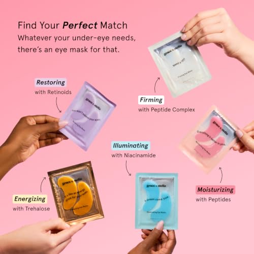 grace & stella Award Winning Under Eye Mask - Teen Gifts, Gel - Product Imagery