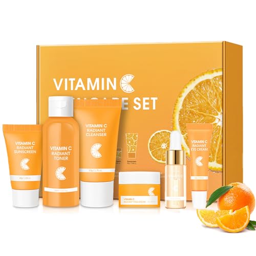 Skin Care Set, Vitamin C Facial Kit for Women, Face Skin Care - Product Imagery