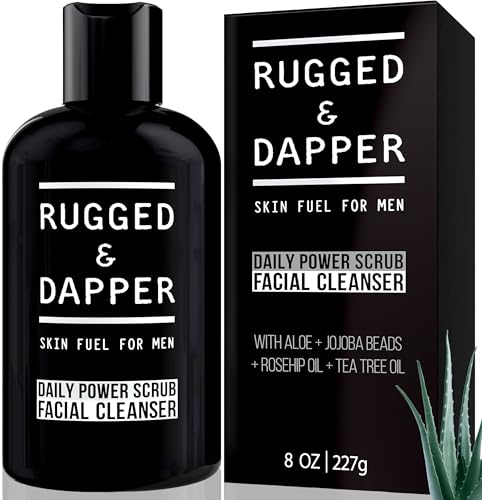 RUGGED & DAPPER Face Wash - Daily Exfoliating Mens Face Wash & Scr - RUGGED & DAPPER Official Product View 1