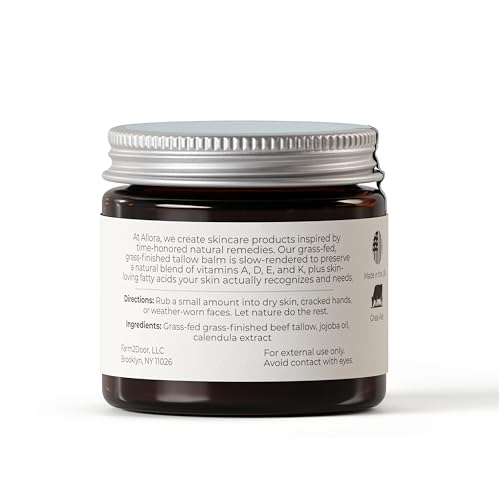 100% Grass Fed Beef Tallow for Skin - Whipped Tallow Balm with - Product Imagery