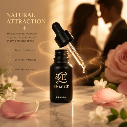 Pheromone Perfume for Women Oil Rose Jasmine Long Lasting 0.5 oz - Product Imagery