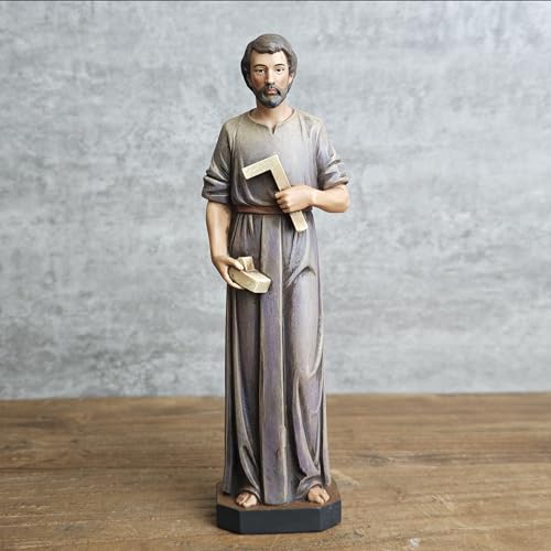 BC Catholic St. Joseph Statue The Worker, 6" H Catholic Saint - Product Imagery