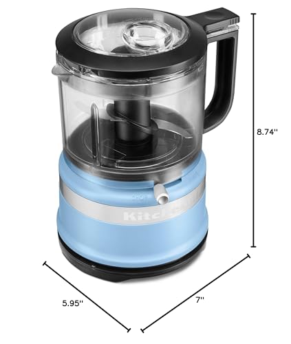 KitchenAid 3.5 Cup Food Chopper KFC3516VB, Blue Velvet - Product Imagery