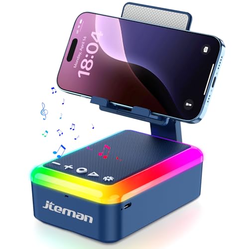 JTEMAN Gifts for Men Women Cell Phone Stand with Bluetooth - Product Imagery