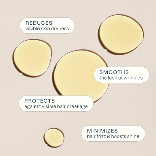 Cliganic Organic Jojoba Oil, 100% Cold Pressed for Face, Hair & - Product Imagery