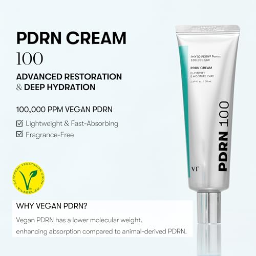 VT COSMETICS PDRN Cream 100 Nourishing & Restorative Moisturizer - Product Imagery