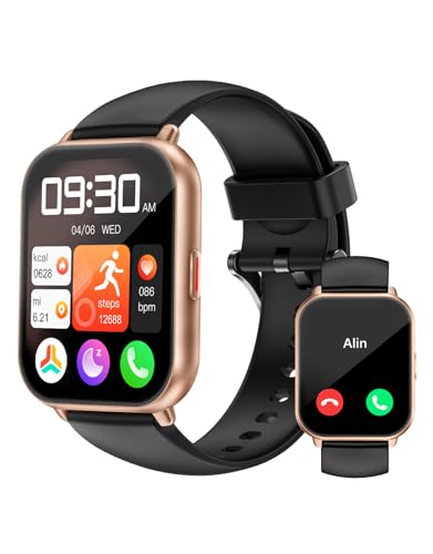 RUIMEN Smart Watches for Men Women (Answer/Make Call, 2 Bands), - Product Imagery