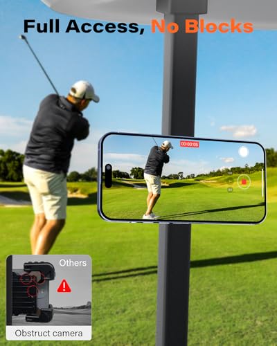 A2C Alloy Magnetic Golf Cart Phone Holder, Unique Golf - Product Imagery