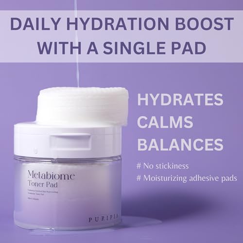 Metabiome Korean Toner Pads for Clear face Skin Care Soothing - Product Imagery