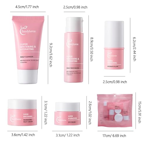 Hydrating Mini Skincare Set - Travel & Swim - Small Skin Care - Product Imagery