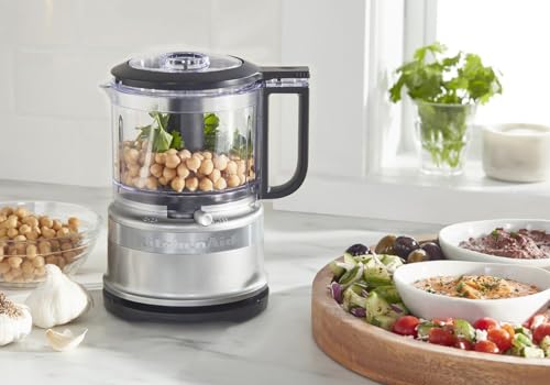 KitchenAid 3.5 Cup Food Chopper KFC3516CU, Contour Silver - Product Imagery