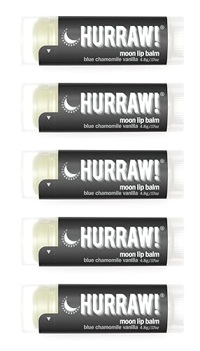 Hurraw Moon Night Treatment Lip Balm 5 Pack Organic - HURRAW! Official Imagery - 1